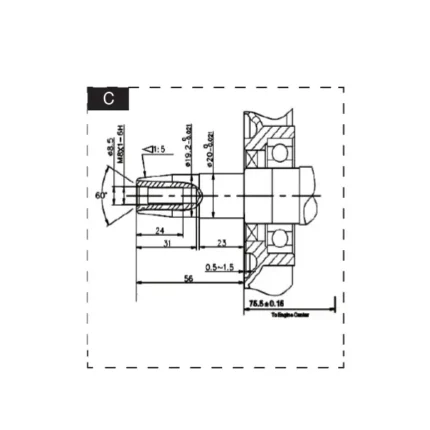 Loncin G200F benzinski četvorotaktni motor