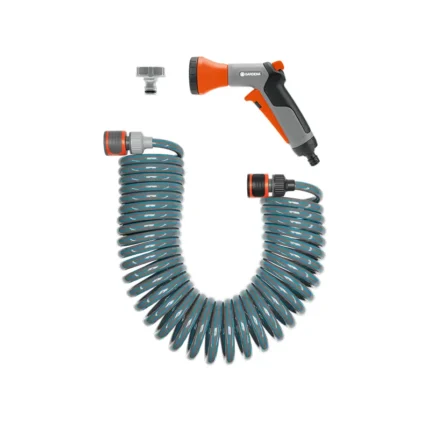 Gardena set sa spiralnim crevom 10m