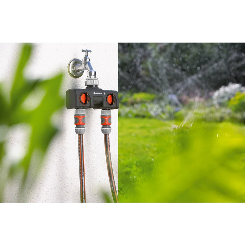 Gardena Dvokanalni razvodni ventil sa 1″ / 3/4″ na 2x1/2″